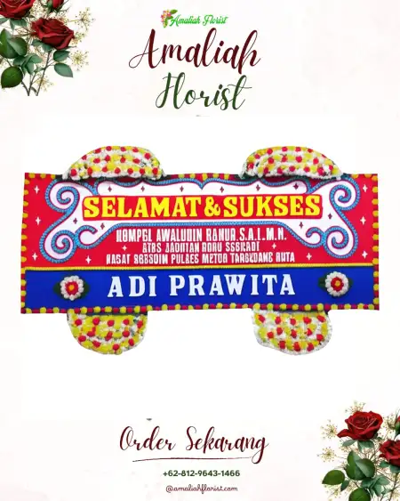 Papan Bunga Ucapan Selamat Long Iram